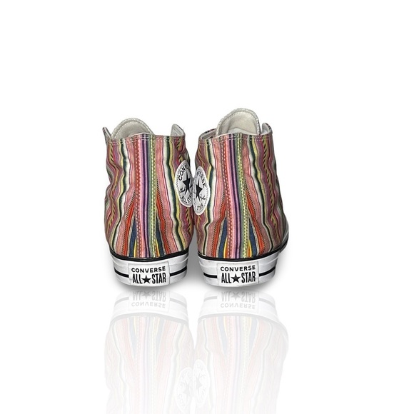 Converse Chuck Taylor All Star Summer Stripes High Top (Size Mens 8/Womens 10) - Picture 5 of 7